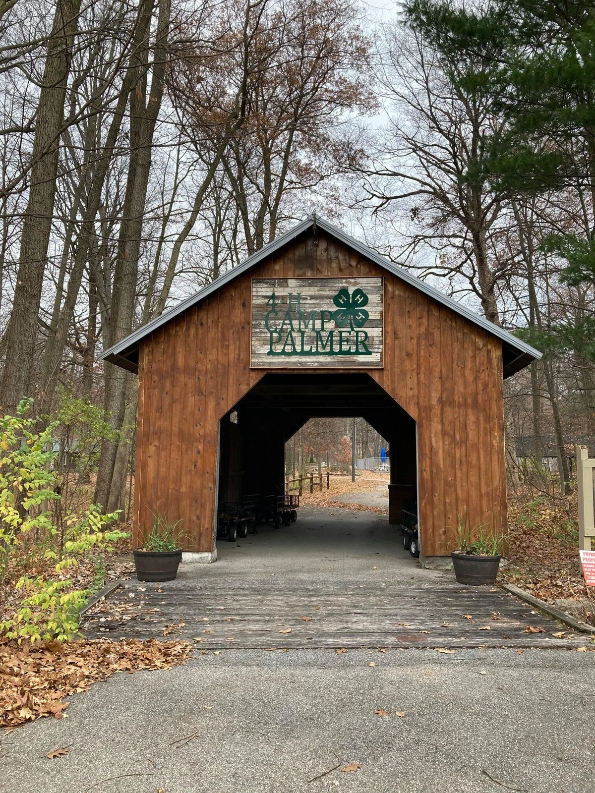 Camp Palmer grounds, shown as a venue reference rather than a race photograph.