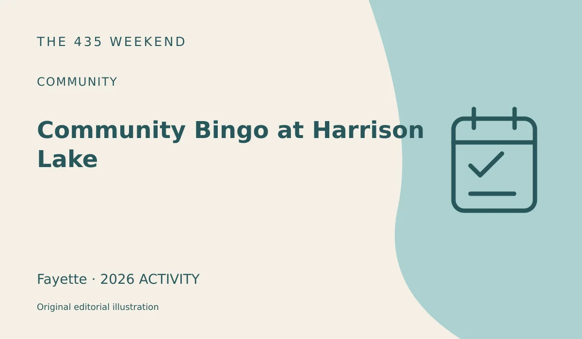 Community Bingo at Harrison Lake
