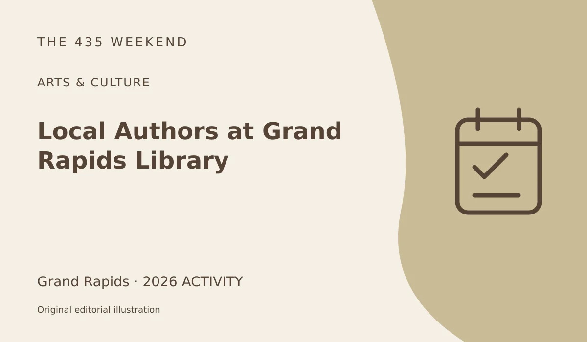 Local Authors at Grand Rapids Library