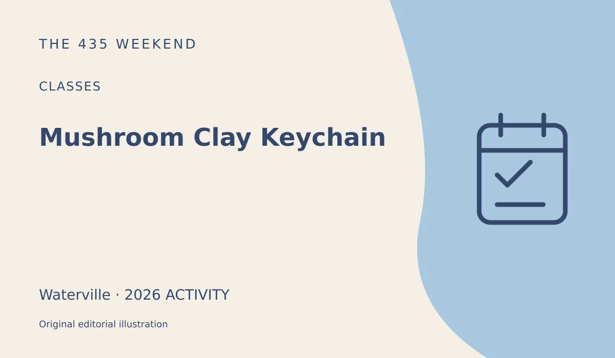 Mushroom Clay Keychain · Maker Monday
