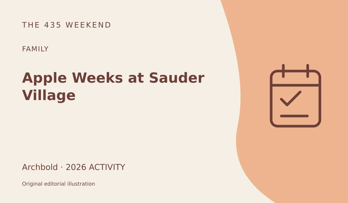 Apple Weeks at Sauder Village
