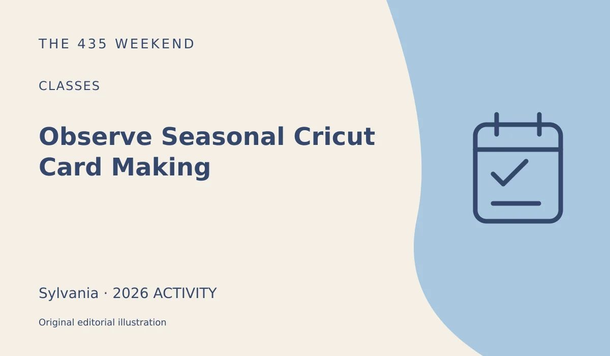 Observe Seasonal Cricut Card Making