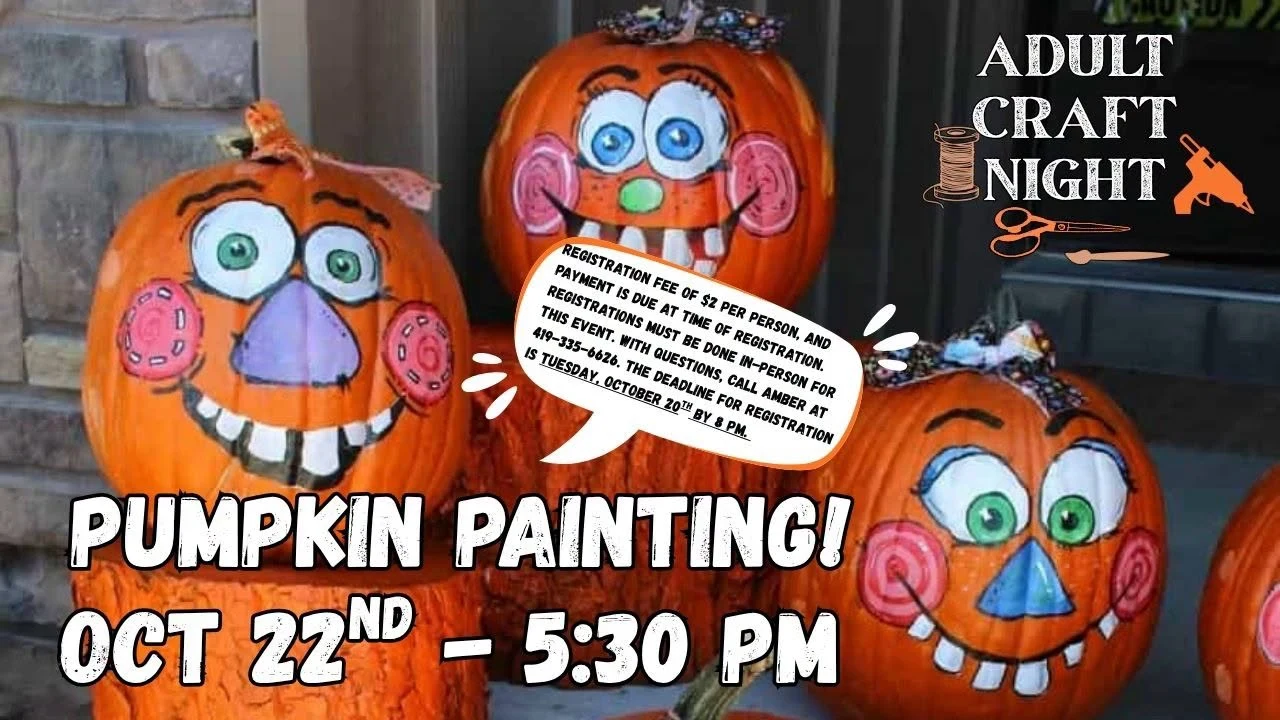 Adult Craft Night · Pumpkin Painting · photo 2