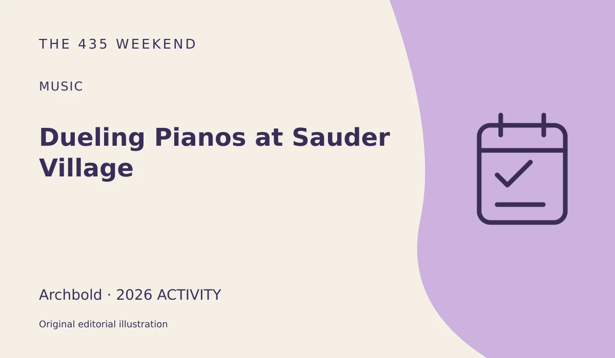Dueling Pianos at Sauder Village