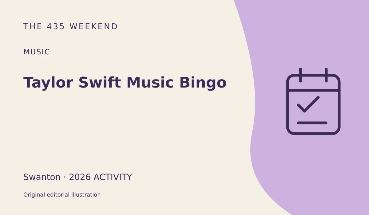 Taylor Swift Music Bingo